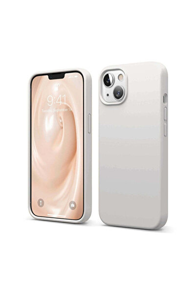 Casey Studios Husa Silicon iPhone 13, cu Microfibra, Slim, de Protectie, Marg...