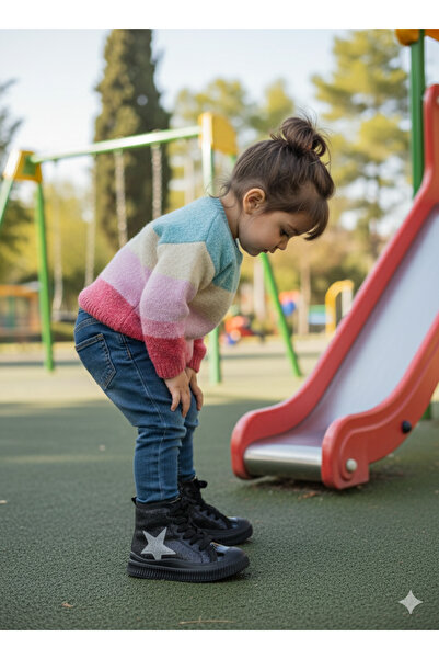 patik ayakkabı YILDIZ SİMLİ ÇOCUK KISA BOT