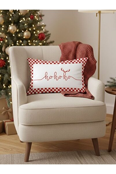 milroma Evmila Hoho Letter Pattern Velvet Rectangular Cushion Cover 35X55 cm Double Side Printed Zippers