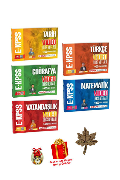 İndeks Akademi 2026 E-KPSS Tüm Dersler Video Ders Notları Seti İndeks EKPSS (...