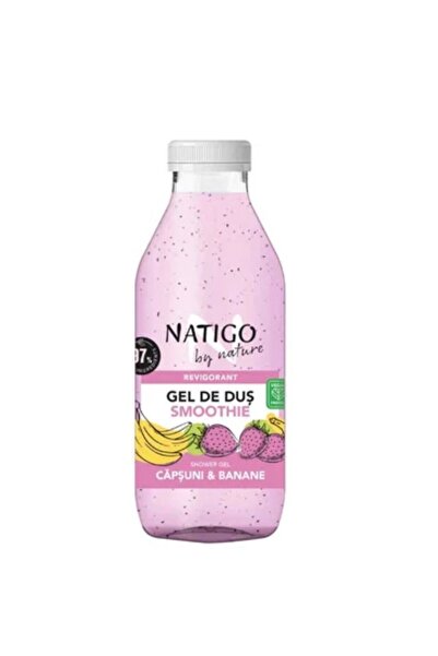 NATIGO Banana and Strawberry Smoothie shower gel