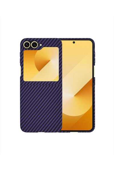 Techsuit Husa pentru Samsung Galaxy Z Flip6 - Carbonite FiberShell - Purple