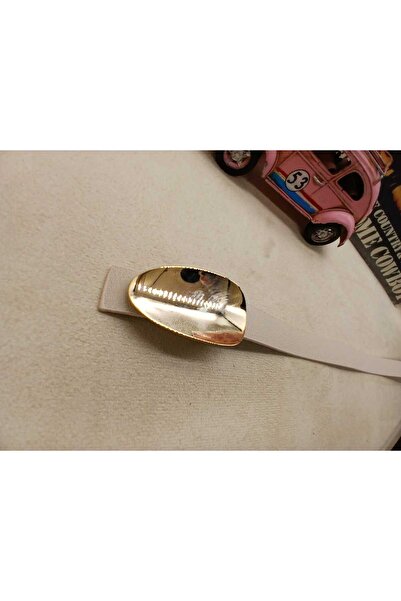 ARLIVA 3cm Women's Trouser Belt with Mirror Buckle, Dress Belt, Coat Belt