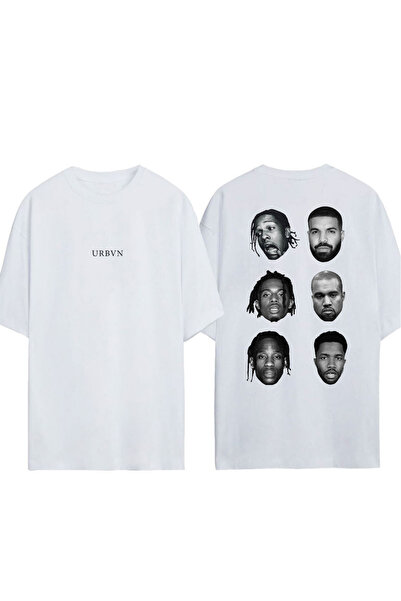 urbvn Tricou oversize alb cu imprimeu Trap Stars Design