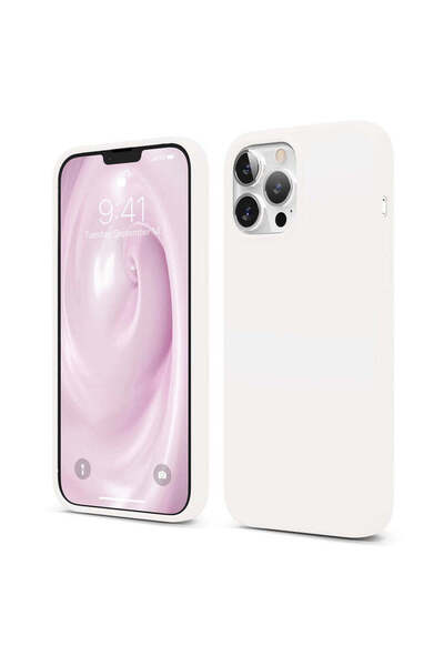 Casey Studios Husă de silicon iPhone 13 Pro Max, cu microfibră, subțire, de p...