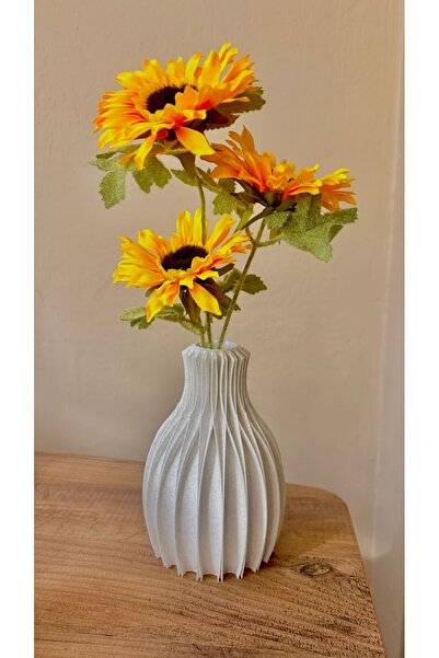 bycaeldesign Modern Geometric Detailed Vase