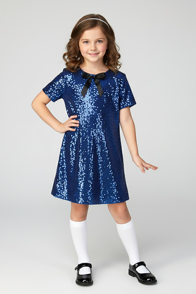 Dmb Girls' Shining Sequin Dress
