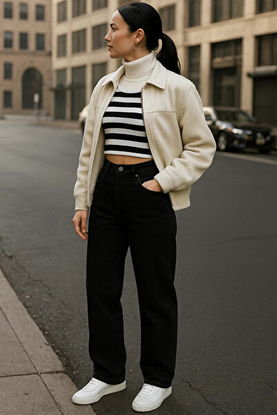 XRAY JEANS Γυναικείο τζιν βασικό μοντέλο Premium μαύρο τζιν παντελόνι