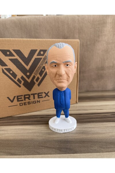 VertexDesign3D Fatih Terim 3d 15cm Futbol Taraftar Biblo Figür Erkek Gẩlẩtẩsẩ...