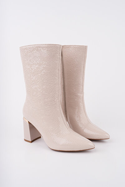 Women Lay-z Cizme de iarnă Snake cu imprimeu din piele lacuită pentru femei, ...