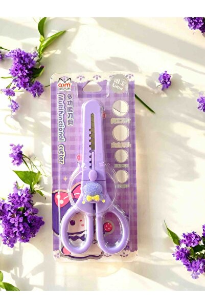 synshop Kuromi rhinestone embellished scissors and utility knife set - 2-piece - perfect for school, office, or as a gift