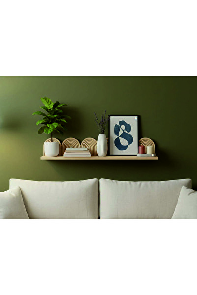 Tiydem Children's Room Bohemian Style, Nordic Style Decorative Wall Shelf, Natural Kiln-Dried Pine Wood