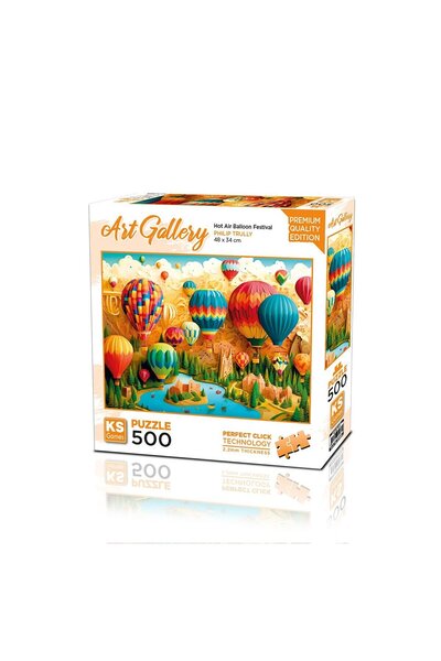 Ks Puzzle 20086 بازل 500 مهرجان الطائرات الهوائية الساخنة