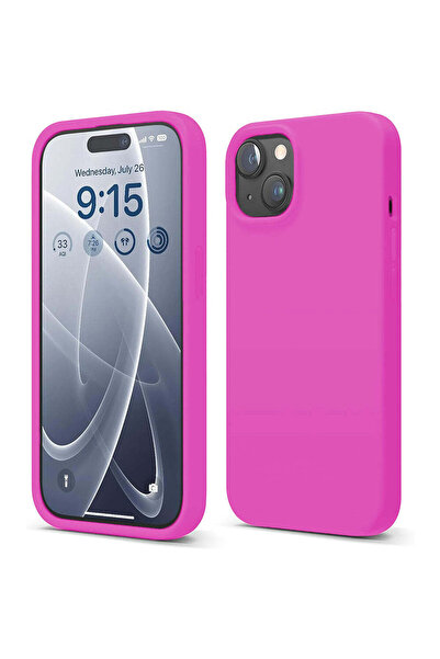 Casey Studios Husa Silicon iPhone 15 Plus, cu Microfibra, Slim, de Protectie,...