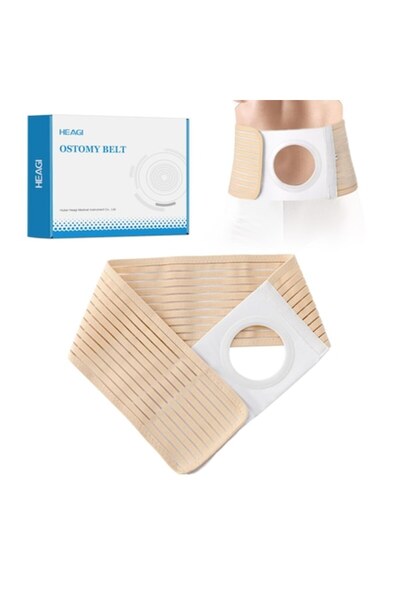 CAMBIVO Centură stomă, unisex, suport lombar, hernie, respirabilă, elastică, ...