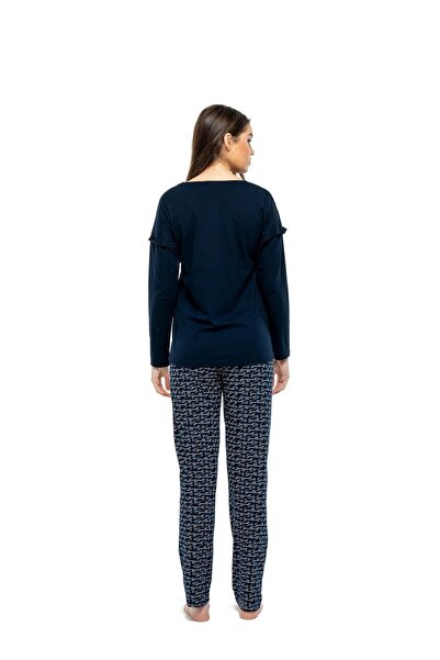 MOD Collection - Kadın Yuvarlak Yaka Pijama Takımı 3960