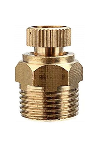 Q1TECH Supapă de golire a aerului compresorului, alamă, filet 3/8, PT1/2, PT1...