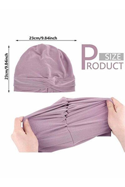 Generic Women Turban Hats Slouchy Sleep Cap Headwear - 4 Pack