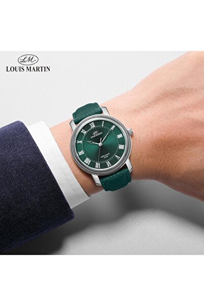 louis martin Men's leather watch from the original Louis Martin brand, available in multiple colors
