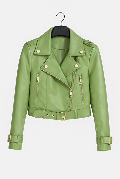 VESİBELLA KADIN DERİ CEKET %100 HAKİKİ DERİ CEKET