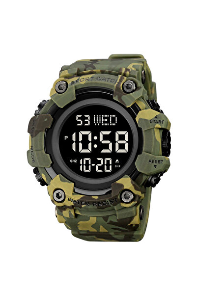 Skmei Sports Watch Camouflage Military Digital Alarm Stopwatch Date Backlight