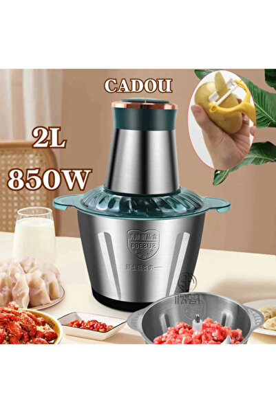 SokShop Electric Universal Chopper 2L, Stainless Steel, 850W, 4 Blades