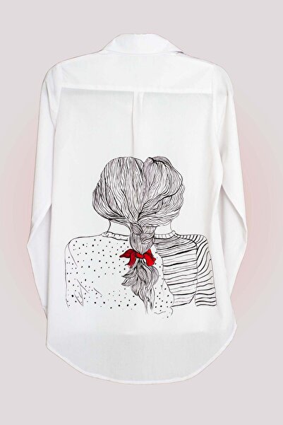 Suavette Best Friends Hand-Painted Shirt from Bamboo and Cotton