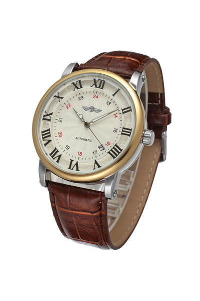 T-WINNER Men's Mechanical Automatic Winner Watch, Retro, Classic