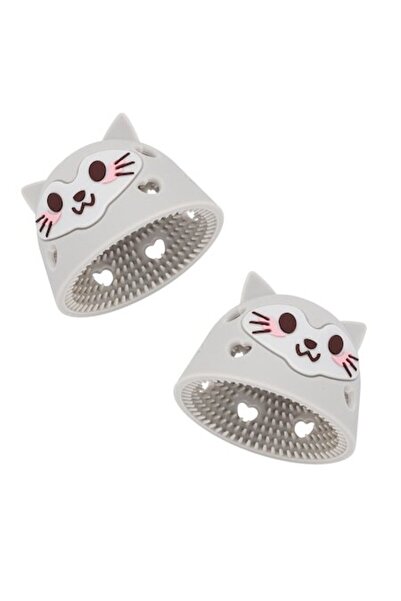 rattam Set of 2 Egg Cleaning Brushes, Silicone, Reusable, 5.2 x 4.2 cm