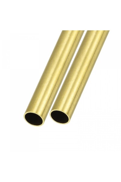 PIPEDREAMS Brass tube, 10 mm outer diameter, 0.5 mm wall thickness, 300 mm length, set of 2 pieces
