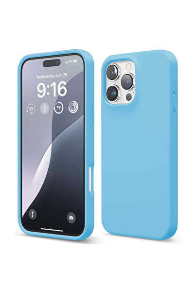 Casey Studios Husă de silicon iPhone 16 Pro Max, cu microfibră, subțire, de p...