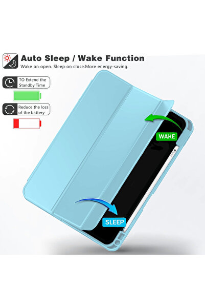 Wtech Apple iPad Pro 11 5G 2025 (M5) 11 inch Smart Flip Leather Texture with Pen Holder Case Cover