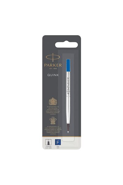 Parker 1950322 عبوة قلم الكرة الدوارة، رأس رفيع، أزرق