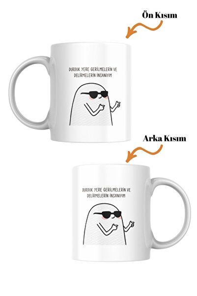 freyja design Sözlü Hediye Kupa Kişiselleştirilebilir Çift Taraflı Baskı