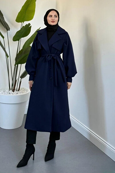 Tesettür Diyarı Danisa Cepkenli підкладка з балонними рукавами, пальто-лайм