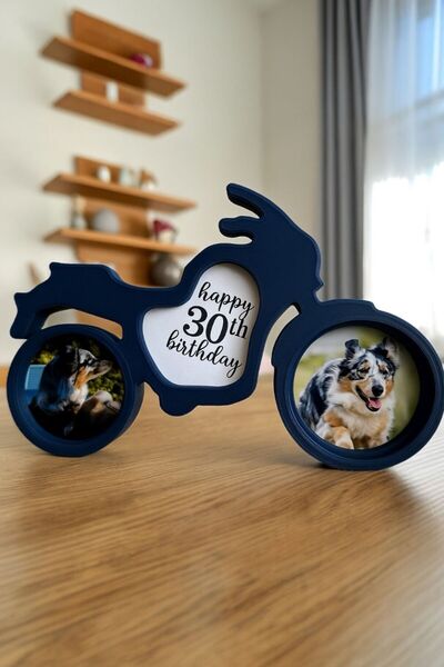 Eyiser Store Kişiye Özel Motosiklet Fotoğraf Çerçevesi | Hediye Dekor | Masaü...