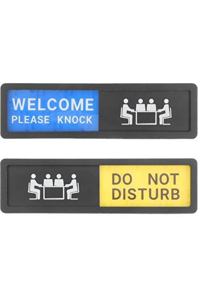 QUEENLINK Indicator de tip „Nu deranjați”, acrilic, rezistent la zgârieturi, ...