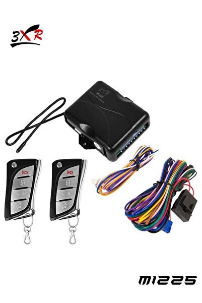 3XR Advanced Car Keyless Entry System M1225 - Dual Remotes & Wiring Kit