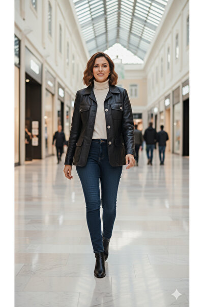 SNR Leather Jacket Genuine Lambskin Coat