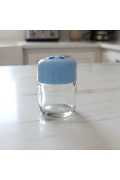 DAMMERUN 3 Pieces (6 cm) Glass Spice Jars – Stylish and Durable Seasoning Con...