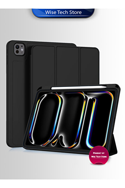 Wtech Apple iPad Pro 11 5G 2025 (M5) 11 inch Smart Flip Leather Texture with Pen Holder Case Cover