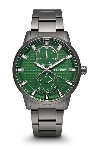 Formotion For Motion Men's Wristwatch Anthracite Color, Green Dial - Stylish ...