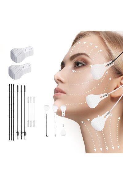 Hype Store Yüz Yogası Gerdirme Bandı, Kırışıklıklar Göz Gıdı Boyun İçin Gerdi...