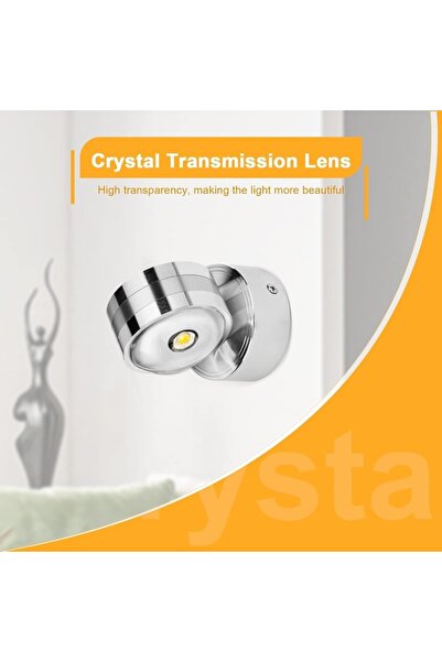 Lightwell LED Wall Lamp, Aluminum, Adjustable Angle, 6W, Warm White