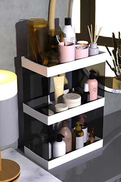 Hype Store ATA HOME Makyaj,Takı Ve Bakım Ürünleri Organizeri Rafı Standı Büyük boy Makyaj Organizeri İki Katlı