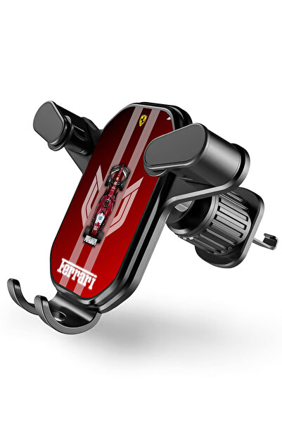 WANNA PROTECT 360 Dönebilen Kancalı Araç İçi Ferrari Tasarım Baskılı Tutucu H...