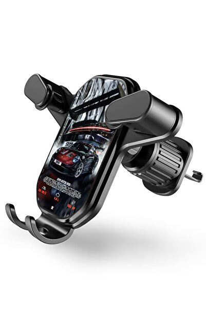 WANNA PROTECT 360 Dönebilen Kancalı Araç İçi Porsche Tasarım Baskılı Tutucu H...