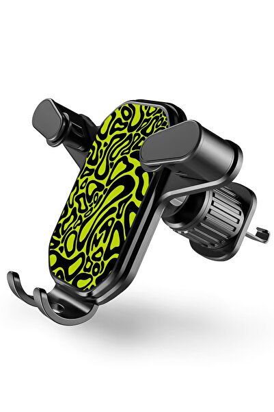 WANNA PROTECT 360 Dönebilen Kancalı Araç İçi Norris Tasarım Baskılı Tutucu Ha...