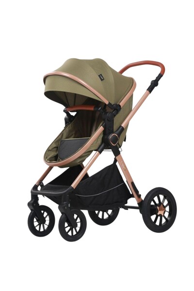 L-Sun 3in1 Stroller (Pram, Sports Part, Car Seat), Foldable, Bag, Double Suspensions, 0-36 months