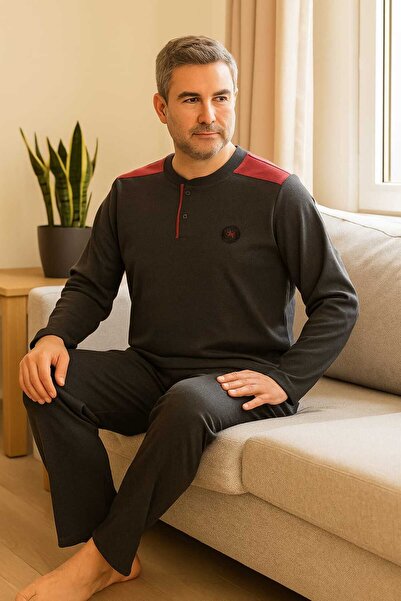 Tenra Men's Pajama Set 100% Cotton